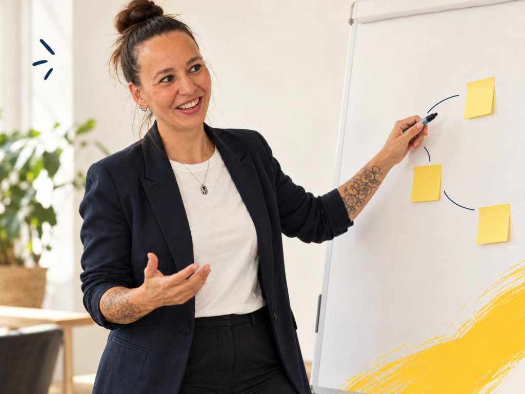 Tamara van ’t Zand bij een flip-over
